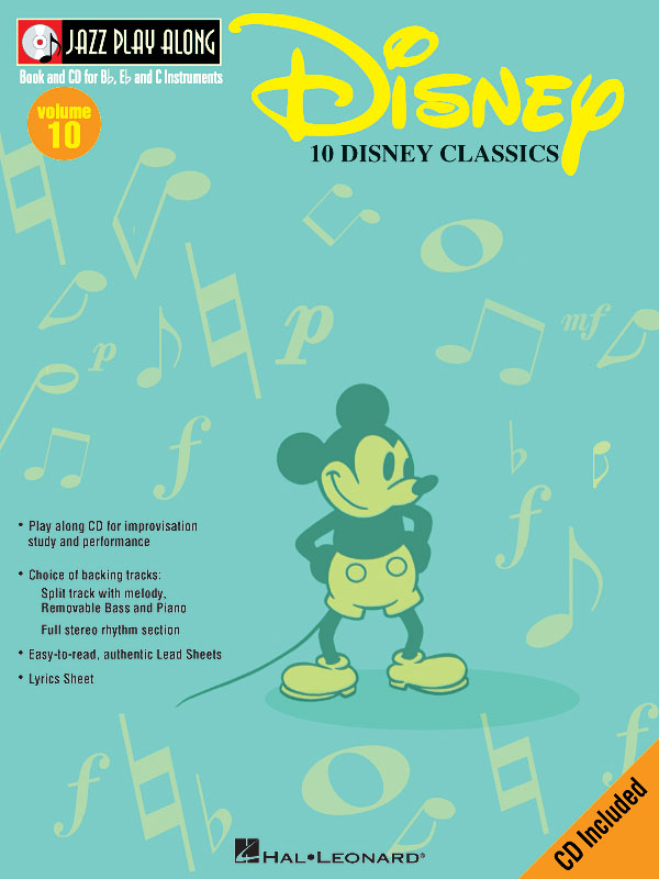 Jazz Play Along - Vol.10: 10 Disney classics