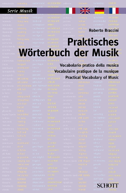 Practical vocabulary of music (4 languages)