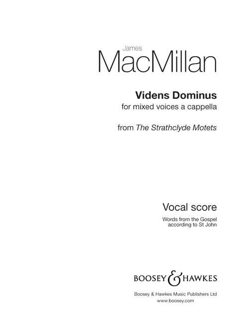 Videns dominus (from The Strathclyde motets)