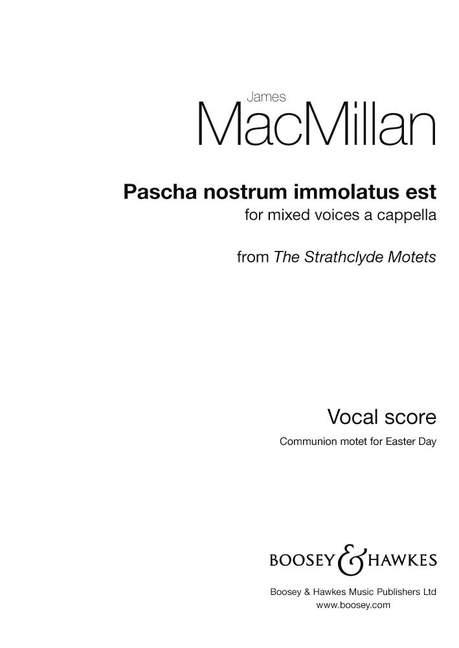 Pascha nostrum immolatus est (from The strathclyde motets)