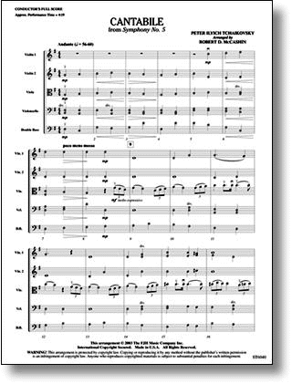 Cantabile (from Tchaikovsy's Symphony No.5)