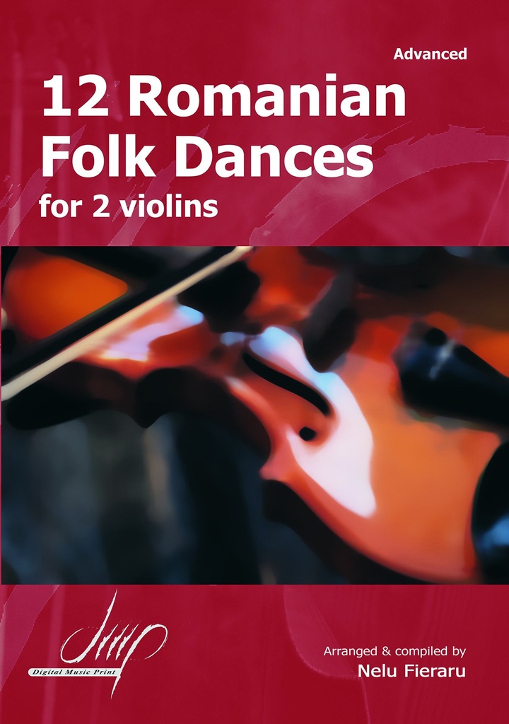 12 Romanian folk dances for 2 violins