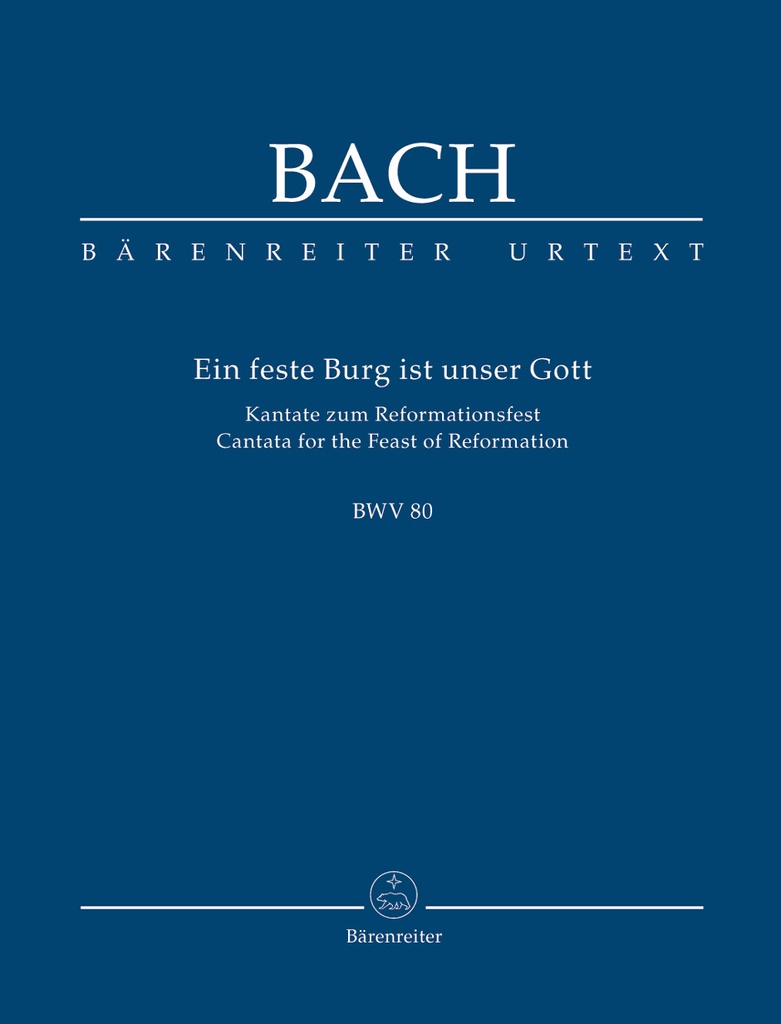 Ein feste Burg ist unser Gott, BWV.80 (Study score)