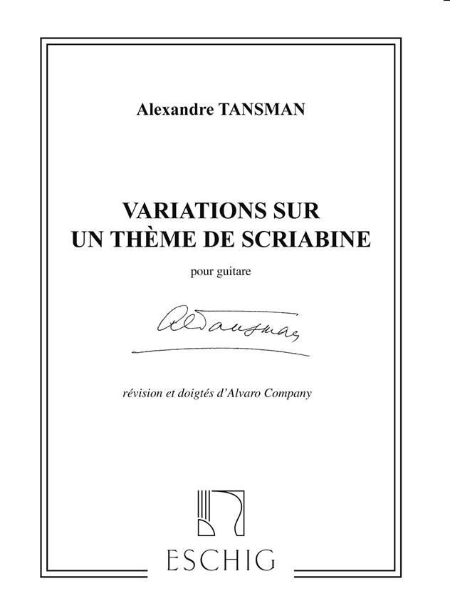 Variations on a theme of A.Scriabine