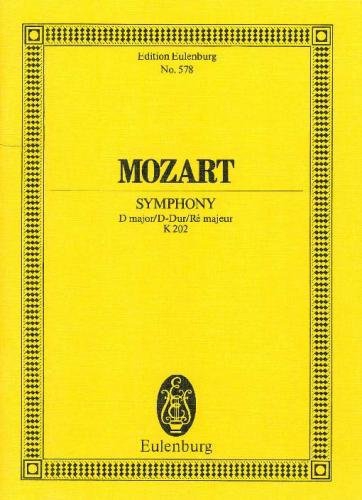 Symphony no.30, KV.202 (Study score)