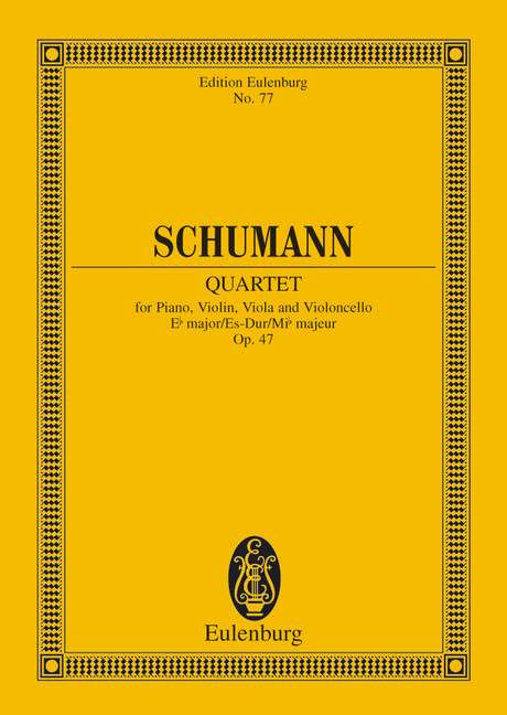 Klavierquartett Es-dur, Op.47 (Study score)