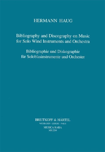 Bibliography and Discography on Music for Solo Wind Instruments and Orchestra - Vol.1 to 3 in slipcase