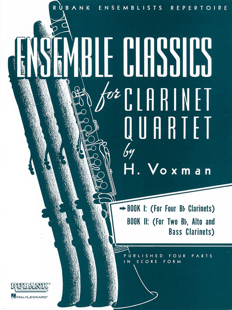 Ensemble Classics for Clarinet Quartet – Vol.1