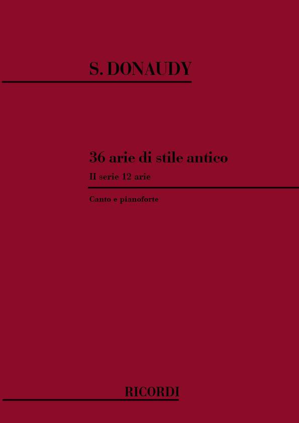 36 Arie di stile antico - Vol.2 (12 Arie)
