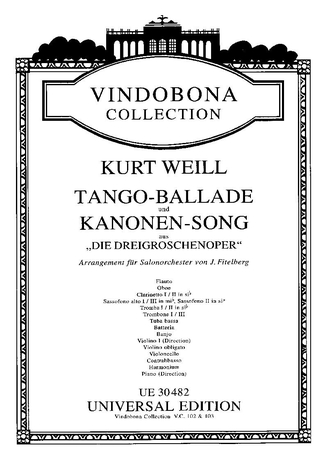 Tango-Ballade & Kanonnen-Song (Set of parts)