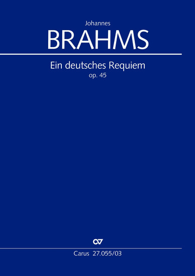 Ein Deutsches Requiem, Op.45 (Vocal score)