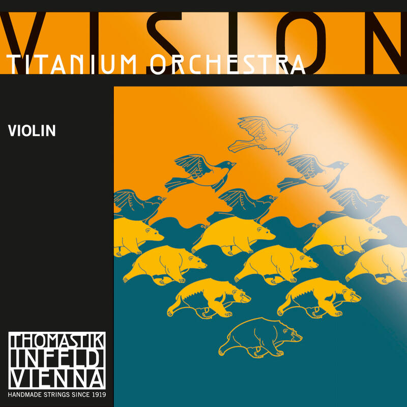 Snaren Vision Titanium Orchestra Viool (Set medium tension)