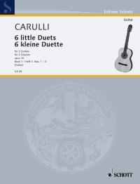 6 Kleine Duette, Op.34 – Vol.1