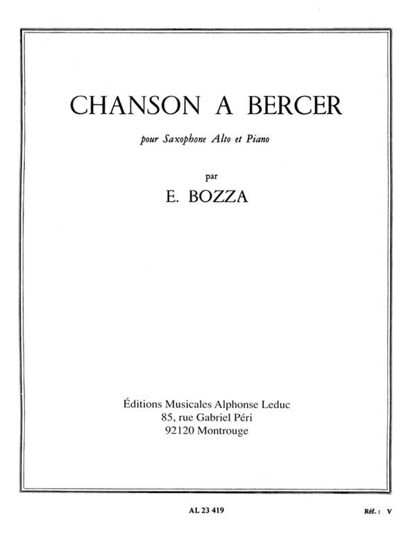 Chanson à bercer