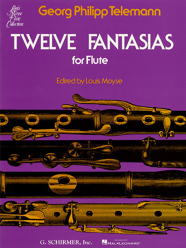 12 Fantasies for solo flute (Schirmer)