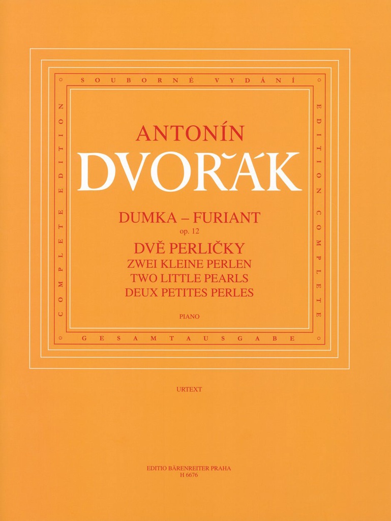 Dumka - Furiant, Op.12 / Two little pearls (B.156)