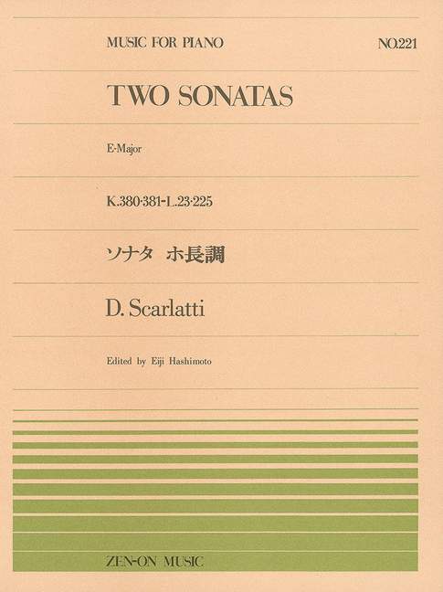 2 Sonatas (K.380 and K.381)