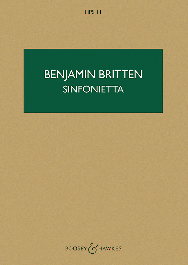 Sinfonietta, Op.1 (Study score)