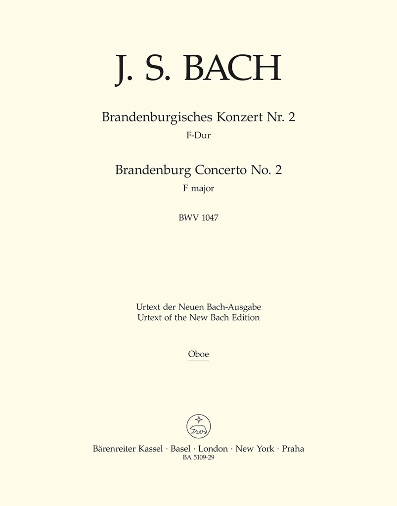 Brandenburg Concerto No.2, BWV.1047 (Oboe)