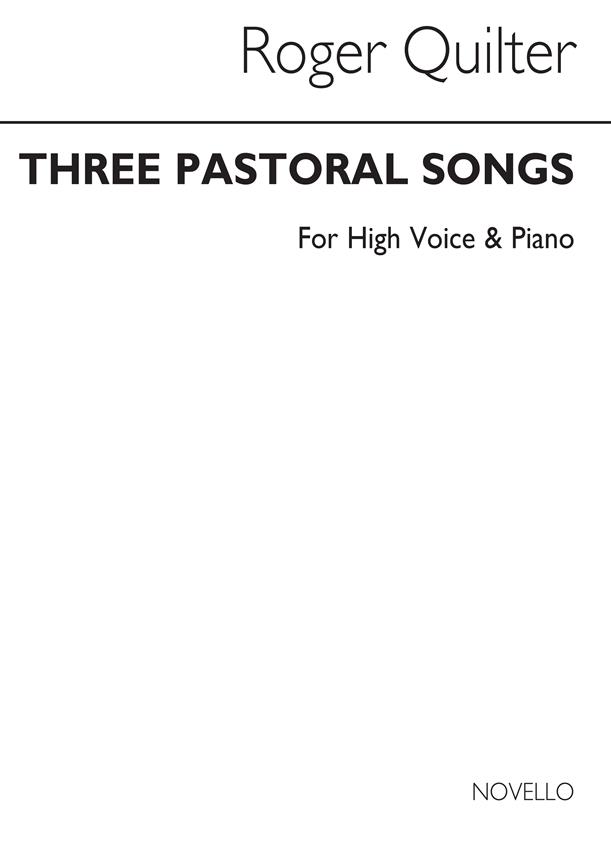 3 Pastoral songs, Op.22 (High voice)