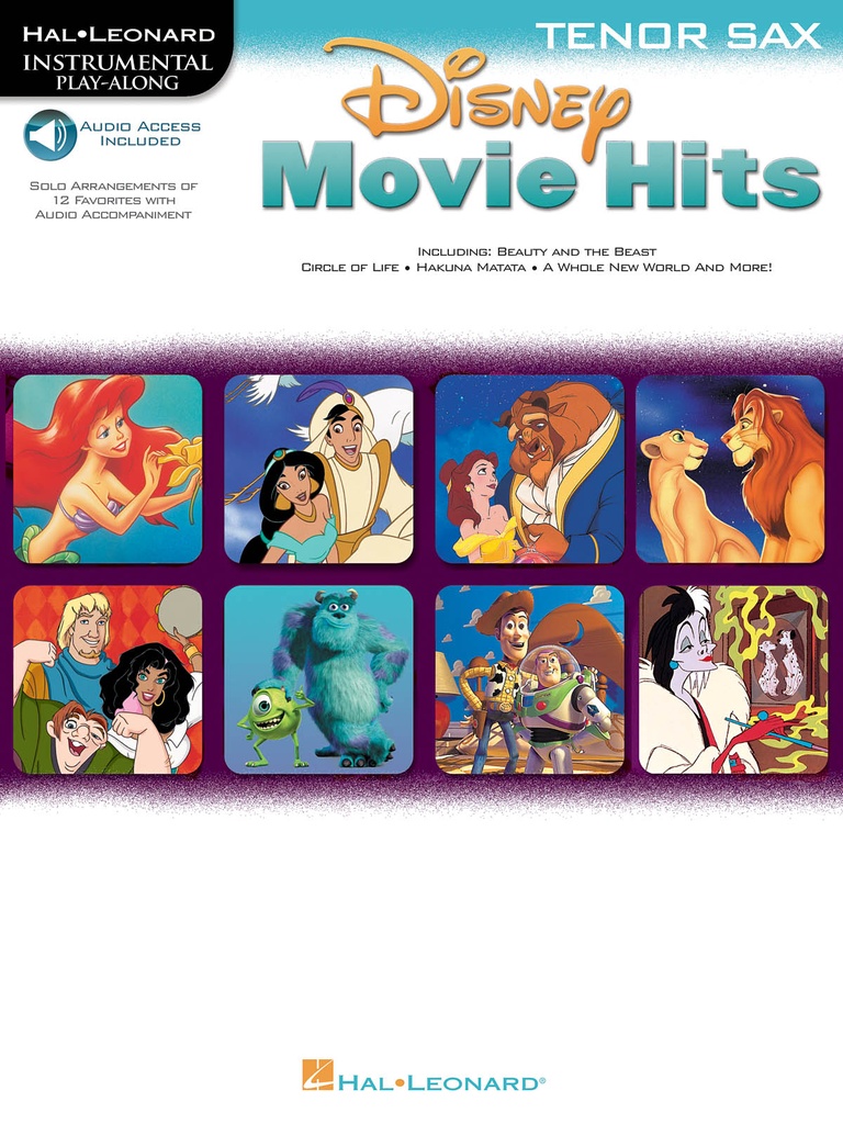 Disney Movie Hits - Tenor Saxophone