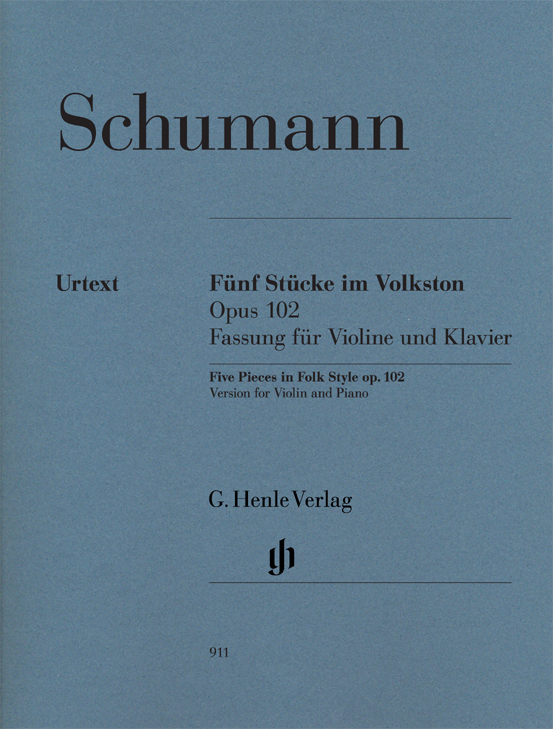5 Stücke im Volkston, Op.102 (Violine)