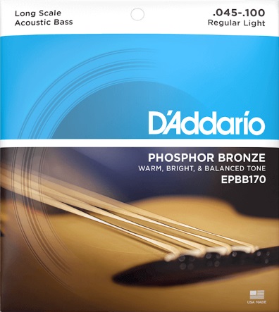 Snaren 45-100 Phosphor Bronze Akoestische Bass (Set regular light, long scale)