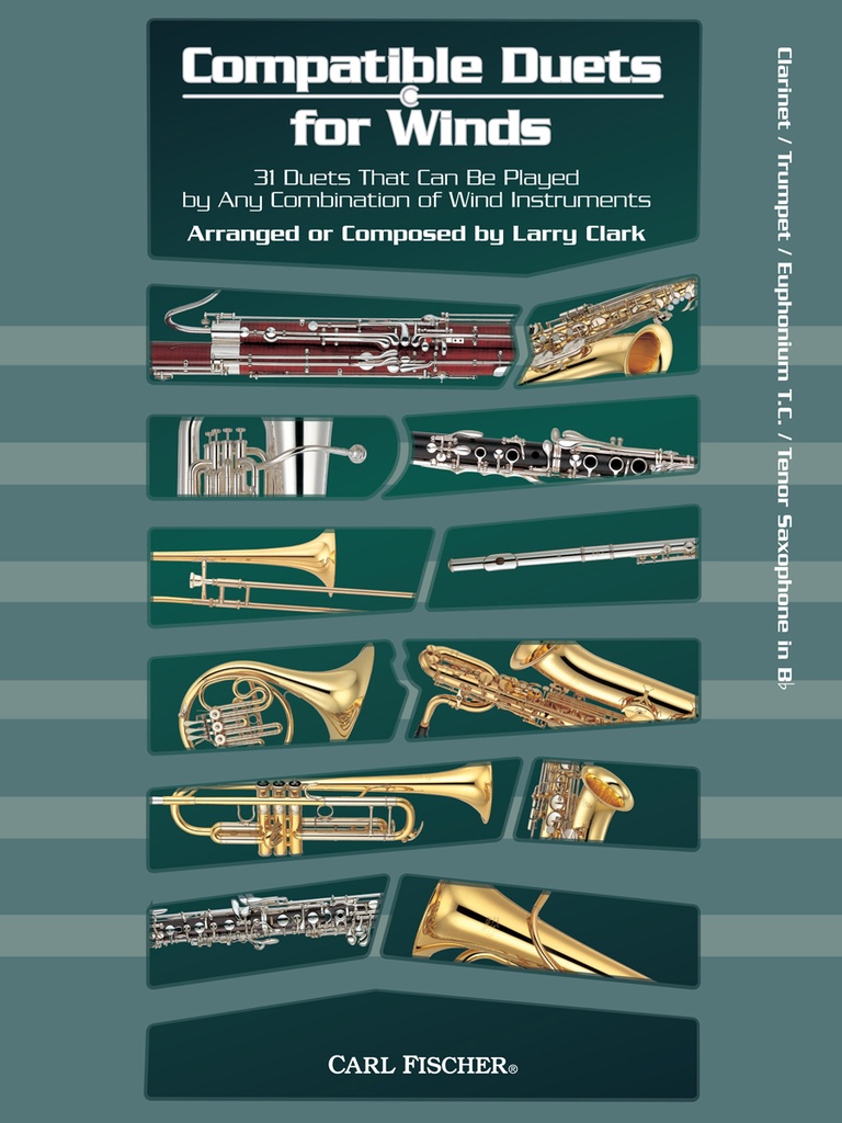 Compatible duets for winds (Clarinet/Trumpet/Eupho/Tenorsax)