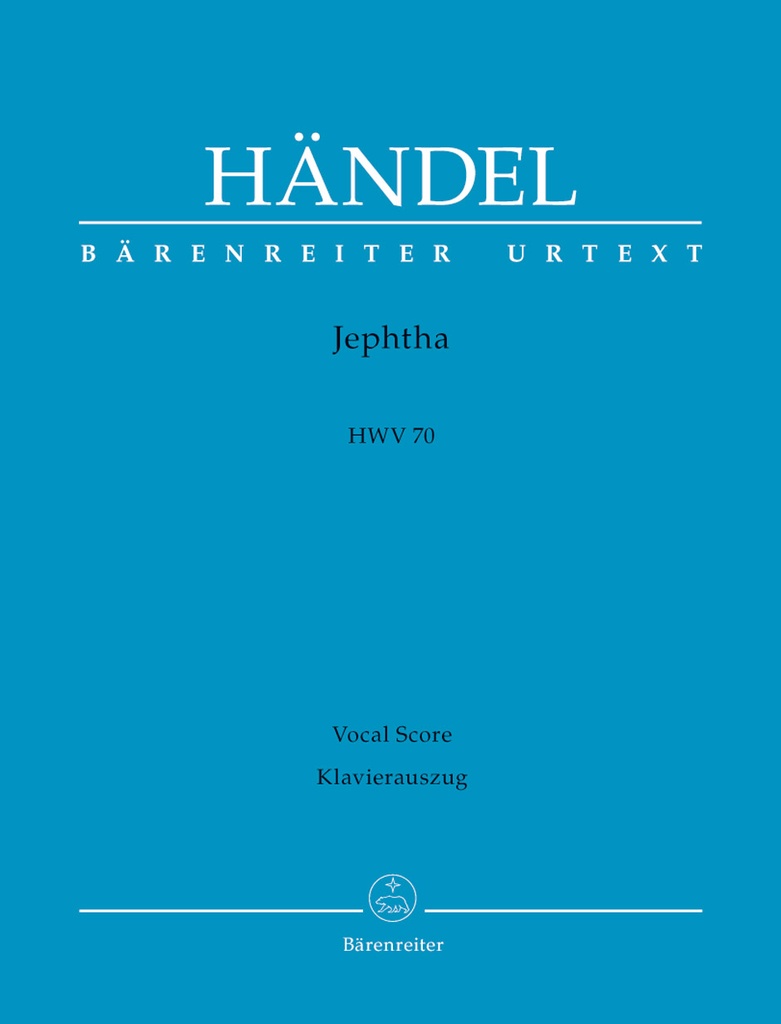 Jephtha, HWV.70 (Vocal score)