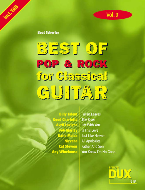 Best of Pop & Rock for Classical Guitar - Vol.9