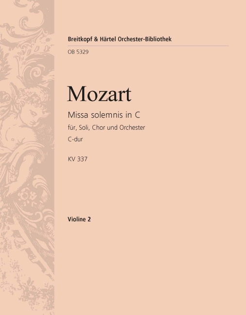 Missa solemnis in C major, KV.337 (Violin 2)