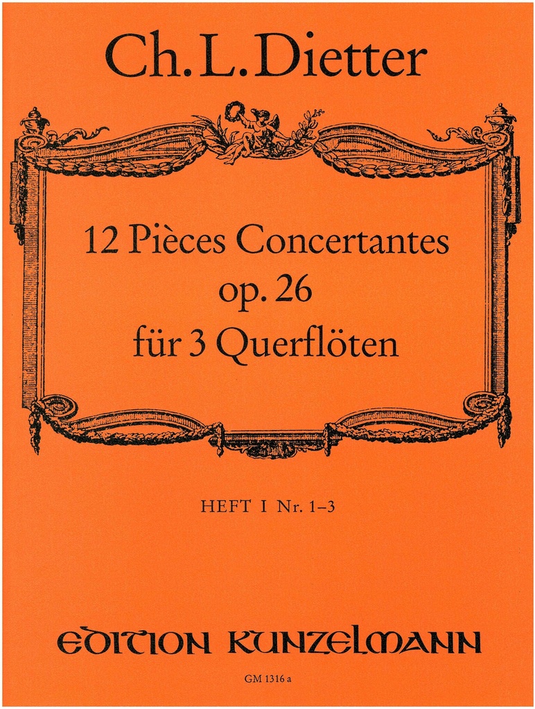 12 Pièces Concertantes pour 3 Flûtes - Band 1 (1-3)