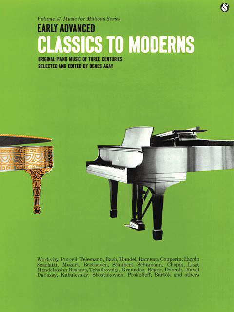 Early Advanced Classics to Moderns (Music for Millions 47)