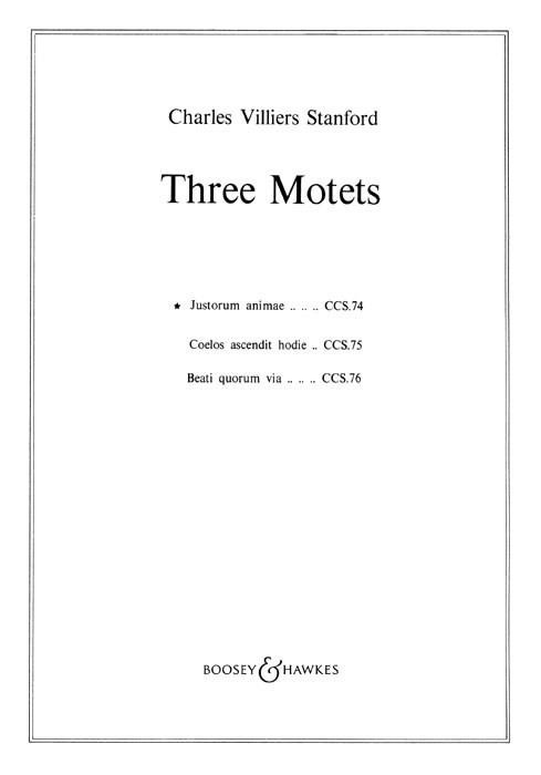 3 Motetten: Justorum animae, op.38/1