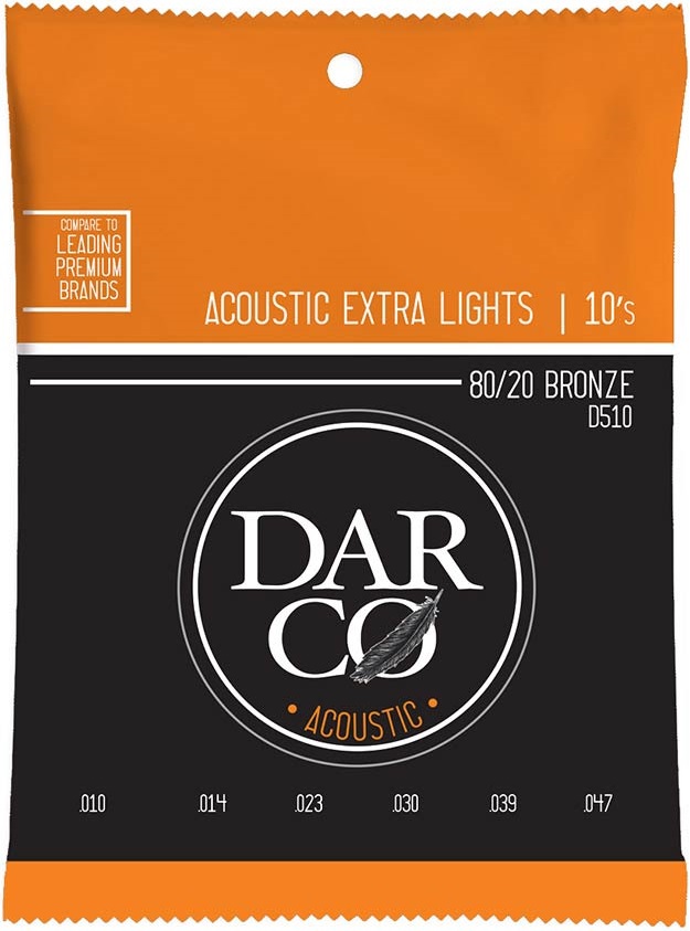 Darco Snaren Set Acoustic 80/20 bronze (Extra light 010)