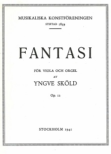 Fantasi för Viola och Orgel, Op.12