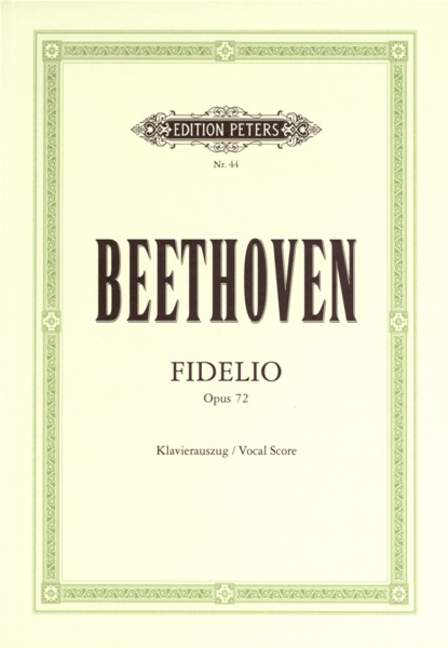 Fidelio, Op.72 (Piano reduction)