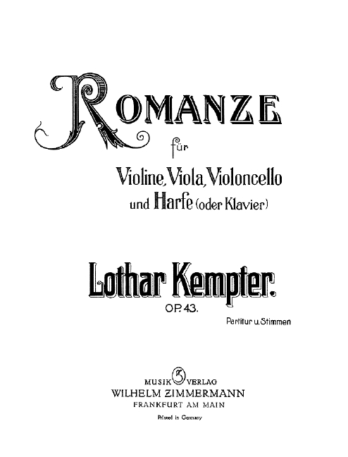 Romanze, Op.43