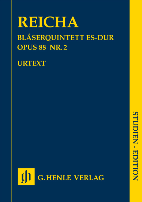 Bläserquintett Es-dur, Op.88 Nr.2 (Study score)