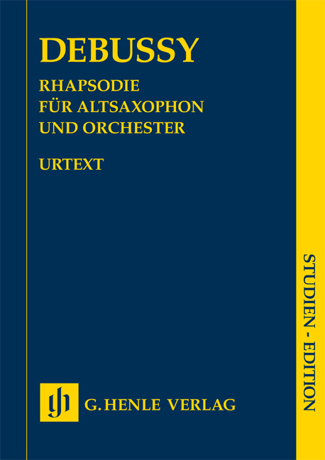 Rhapsodie für Altsaxophon und Orchester (Study score)