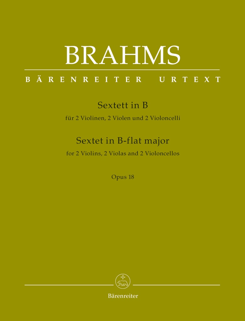 Sextet in B, Op.18 (Parts)