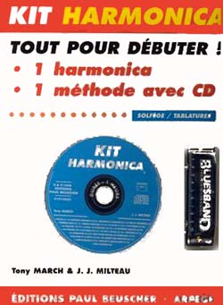 Kit Harmonica - Tout pour Débuter (Avec CD et Harmonica)