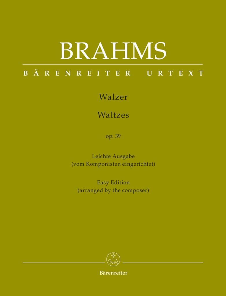 Waltzer, Op.39 (Leichte Ausgabe)