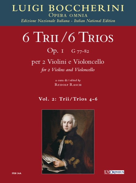 6 Trios, Opus 1 No.4-6 (G 77 - G 82) (Score)