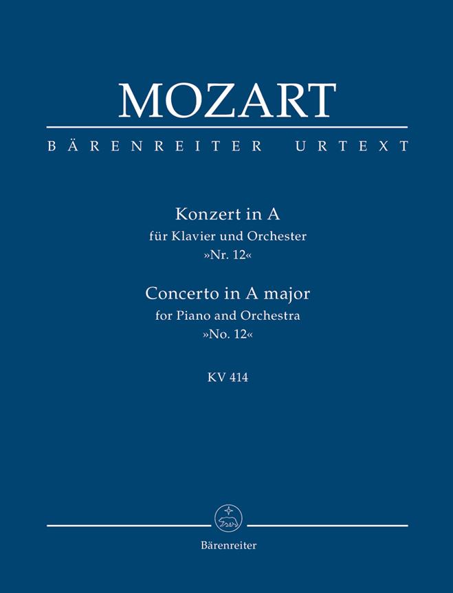 Concerto No.12 A major, KV.414 (Taschenpartitur)