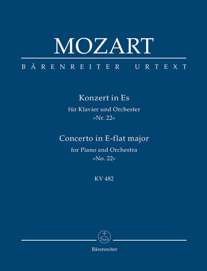 Concerto No.22 Es major, KV.482 (Taschenpartitur)