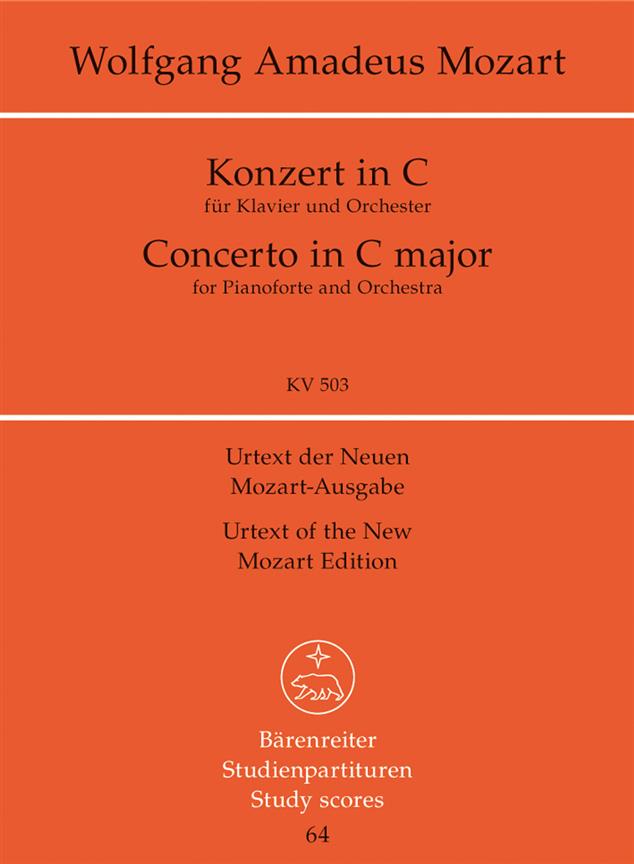 Concerto No.25 C major, KV.503 (Taschenpartitur)