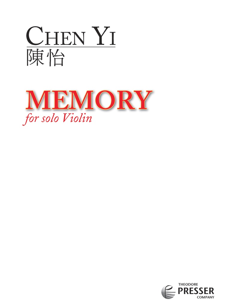 Memory for solo violin