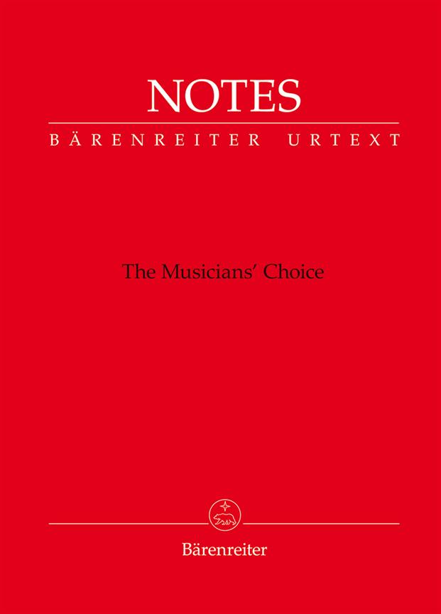 The Musicians' Choice - red cover (Muziekschrift klein)