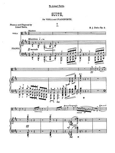 Suite for viola and piano, Op.2